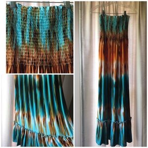 Steve Madden Strapless Maxi Dress -L